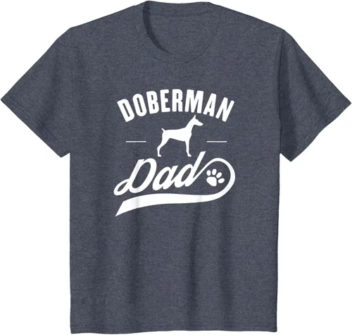 Miniatura 62 de Doberman Dad - Camiseta para amante del dueño del perro, Negro, S