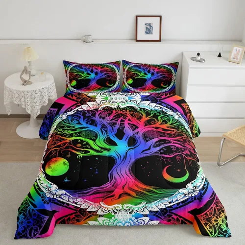 Miniatura 32 de Feelyou Southwest Native Juego de Ropa de Cama para Niños y Niñas Juego de Edredón Geométrico del Suroeste Tamaño Twin Edredón Tribal Decoración
