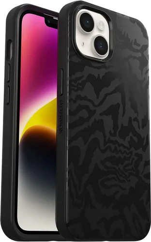 Miniatura 10 de OtterBox Funda para iPhone 14 y iPhone 13 (solamente) - Serie Symmetry + - Negro - Ultra-Sleek - Se ajusta a MagSafe - Bordes elevados para proteger