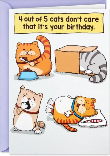 Miniatura 7 de Hallmark Shoebox - Tarjeta de cumpleaños divertida (pizza escolar)