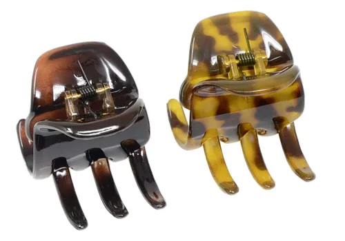 Miniatura 11 de Parcelona Pinzas para el cabello de celuloide de celuloide francés clásico grande de 2 pulgadas, pinzas de garra para el pelo de las mujeres, hechos