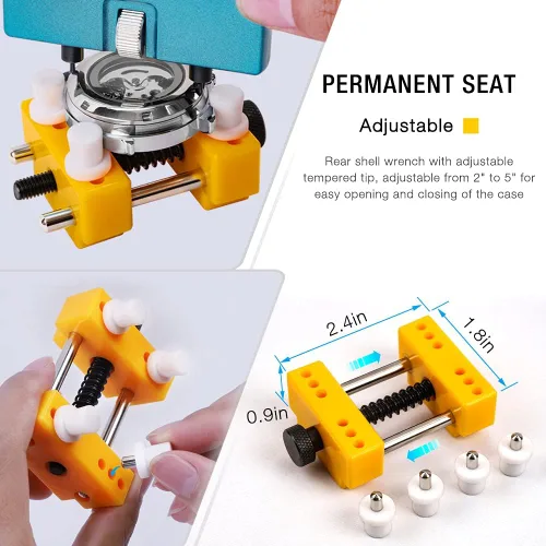 Miniatura 3 de BYNIIUR Watch Battery Replacement Tool Kit, Watch Repair Kit, Watch Back Remover Tool, Watch Tool Kit, Watch Case Back Opener, Watch Repair Tools &