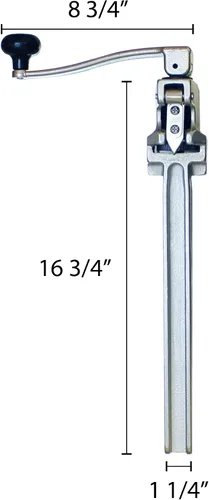 Miniatura 2 de Thunder Group Abrelatas montado en mesa resistente, 14 pulgadas