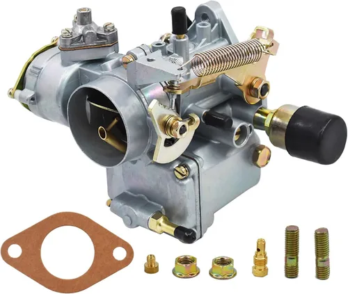Miniatura 7 de Silscvtt 113129031K Carburador de repuesto para Beetles, Super Beetles, motor de 1600 cc de doble puerto 1971-1979 con estrangulador eléctrico de 12