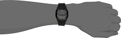 Miniatura 2 de Casio Reloj cronógrafo resistente al agua W201-1AV para hombre, Negro -, W-201-1AV