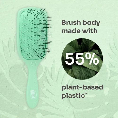 Miniatura 6 de Wet Brush Go Green - Cepillo desenredante de pelo grueso, cerdas IntelliFlex ultrasuaves con AquaVent - Afloja suavemente los nudos mientras