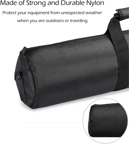 Miniatura 6 de Meking Bolsa de transporte acolchada de 39 pulgadas, funda de transporte resistente para trípode de fotografía con correa para soportes de luz