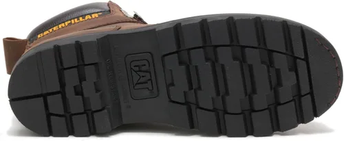 Miniatura 7 de CAT Botas de trabajo Second Shift con punta suave para hombre Marrón oscuro
