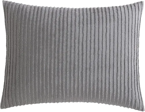 Miniatura 21 de Beatrice Home Fashions Colcha de chenilla de canal, matrimonial, color azul