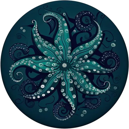 Miniatura 3 de Pulpo calamar tentáculos Ocean PopSockets estándar PopGrip