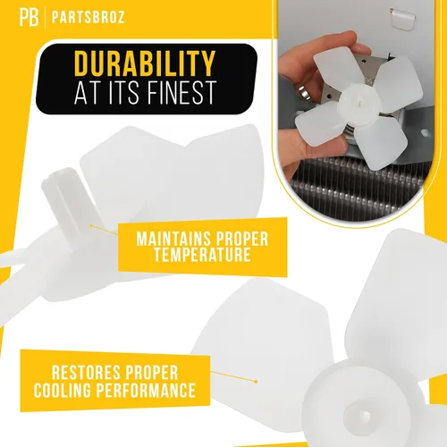 Miniatura 4 de PartsBroz 5308000010 - Ventilador de evaporador compatible con frigoríficos y congeladores Electrolux