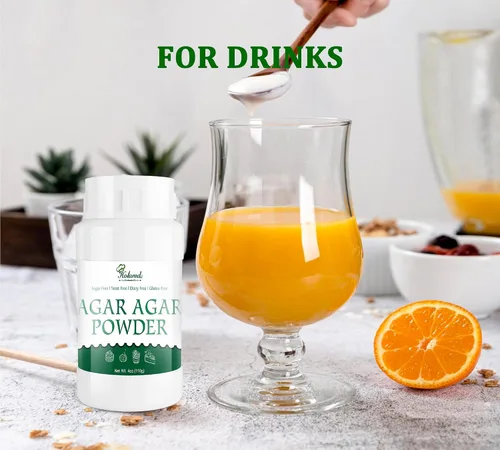 Miniatura 5 de Agar en polvo de agar de 4 onzas, sustituto y estabilizador de gelatina vegana a base de plantas, espesante de agar insípido de grado alimenticio