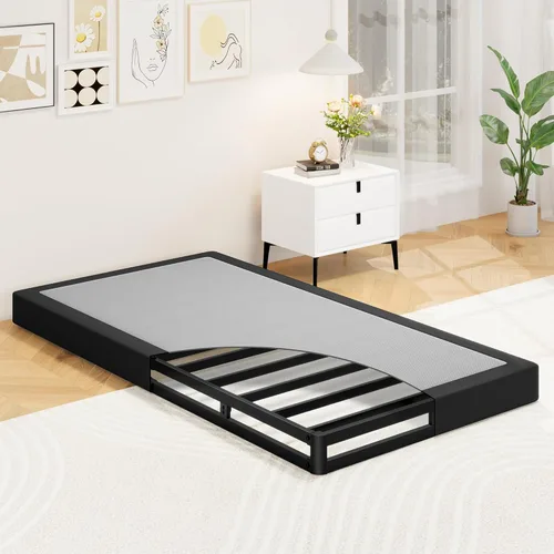 Miniatura 13 de Awesofurni Somier de Perfil Alto de 10 Pulgadas para Cama Individual, Somier de Cama Individual de 10 Pulgadas Solo, Base de Colchón de Perfil Alto