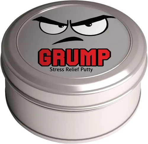 Miniatura 4 de Grump - Masilla para aliviar el estrés, regalos divertidos para amigos, niños y compañeros de trabajo, masilla de terapia morada