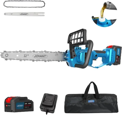 Miniatura 9 de Mini motosierra inalámbrica de 6 pulgadas y 8 pulgadas, motor sin escobillas de 1000 W, motosierra portátil ligera de mano, 4.0 Ah de gran