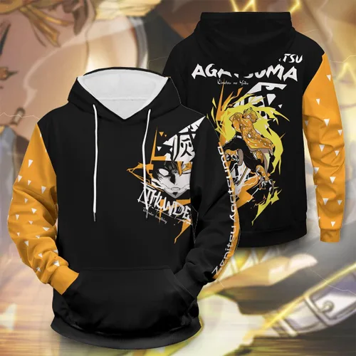 Miniatura 2 de TIMMOR MAGIC Sudadera con capucha de anime Slayer para hombre y mujer sudadera con capucha impresa en 3D