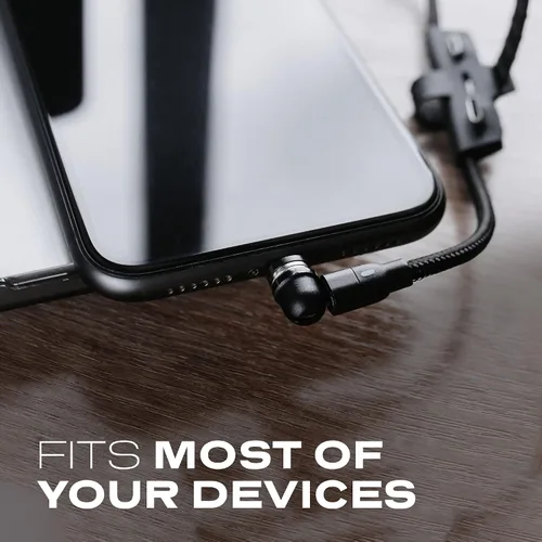 Miniatura 4 de Statik Conector magnético USB-C para cable de carga magnético, paquete de 3 adaptadores USB-C para cargador de cable, se ajusta fácilmente en su
