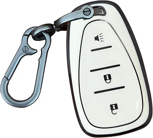 para llavero de Chevy Carcasa de entrada sin llave Compatible con Chevy Spark Traverse Equinox Trailblazer Trax 3 botones Funda inteligente para