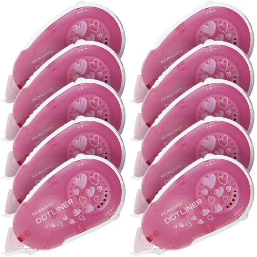 Miniatura 10 de KOKUYO Cinta adhesiva para álbumes de recortes, rodillo de cinta de doble cara de 52.5 pies x 0.33 pulgadas para manualidades, cinta