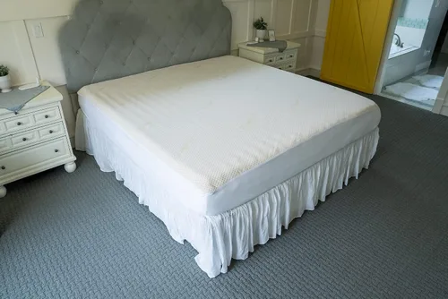 Miniatura 8 de Protector de colchón impermeable de algodón orgánico de alta calidad de 39 x 80 pulgadas, 100% algodón, hipoalergénico, funda de colchón