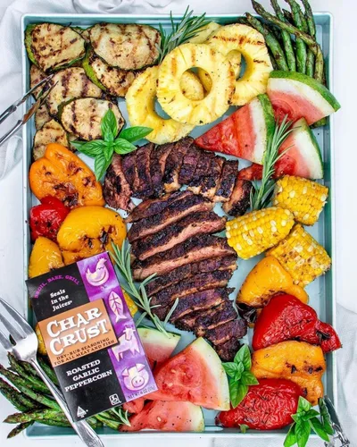 Miniatura 6 de Char Crust Condimento Dry-Rub, ajo asado y pimienta, cajas de 4 onzas (paquete de 6)