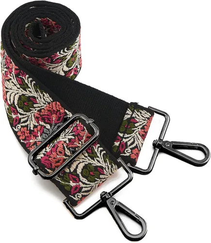 Miniatura 38 de ZOOEASS Hebillas de níquel Correa ancha para el hombro ajustable de repuesto para cinturón de pistola, hebilla de guitarra estilo bandolera