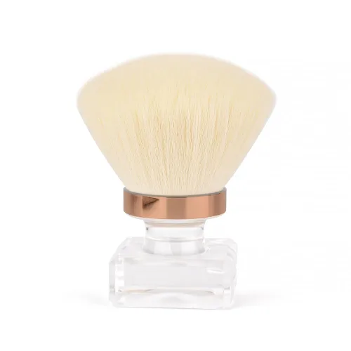Miniatura 7 de KADS Cepillo para polvo de uñas, cepillo de maquillaje con forma de flor, base de cristal, cepillo de limpieza de uñas, herramienta de cepillo