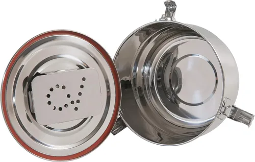 Miniatura 4 de CVAULT Contenedor de almacenamiento de 1/2 libra, hermético y resistente a la luz, acero inoxidable de grado alimenticio, incluye 62% de humedad