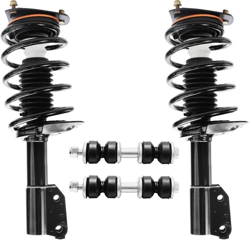 Miniatura 17 de Detroit Axle - Kit de puntales delanteros 2WD para Ford F-150 2005-2008 Lincoln Mark LT 2005-2008, 2 puntales con muelle helicoidal, 2 enlaces