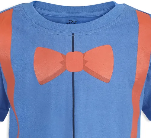 Miniatura 3 de Blippi Conjunto de camiseta y pantalones cortos para niños pequeños y pequeños, azulgris