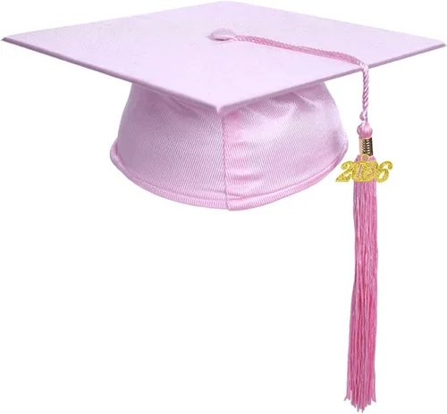 Miniatura 2 de Newrara Gorra unisex brillante para graduación de jardín de infantes con borla