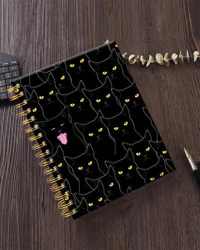 Miniatura 5 de iampanda Cuaderno Diario en Espiral, Animales Lindos Encuadernación Fuerte de Doble Alambre con Papel Premium para Niñas Mujeres, 60 Hojas A5