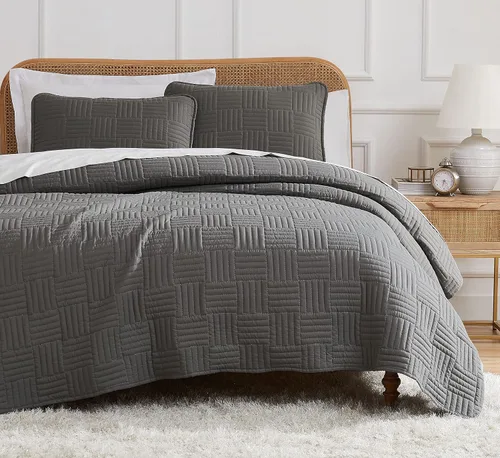 Miniatura 25 de Southshore Fine Living, Inc. Juego de colcha tamaño queen extragrande, colcha suave con dos fundas de almohada a juego