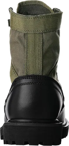 Miniatura 36 de Botas militares de WIDEWAY para hombres, botas de combate de jungla tácticas de cuero resistente al deslizamiento, negras, para hombres, todo