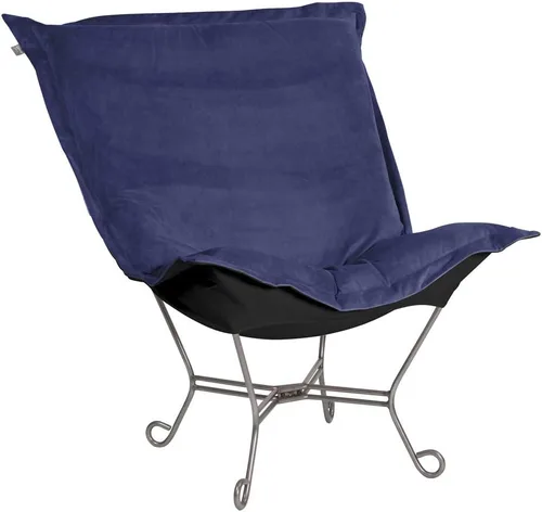 Miniatura 46 de Howard Elliott Collection Avanti Pecan - Silla de asiento oscilante con funda, silla multiusos de mariposa con marco de titanio, muebles de patio