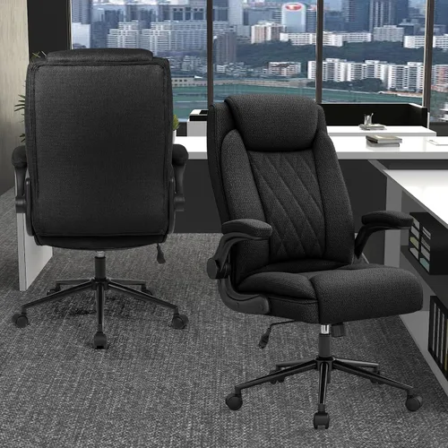 Miniatura 8 de ralex-chair Silla de Oficina Grande y Alta - Silla de Oficina Resistente de 500 lb para Hombre Grande, Silla de Escritorio de Oficina Ejecutiva