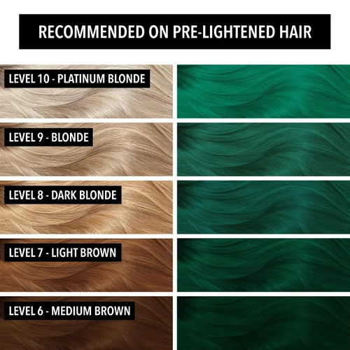 Pulp Riot Tinte de cabello semipermanente: dura hasta 40 lavados, vitalidad de larga duración, fórmula antiexceso de trabajo, vegano, a base de