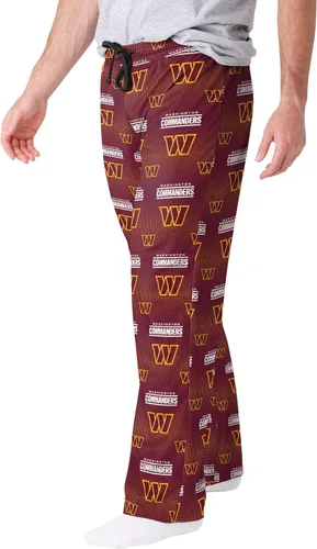 Miniatura 2 de FOCO Washington Commanders - Pijama con patrón de dispersión para hombre, pantalón multicolor
