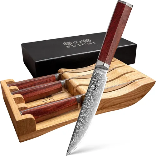 Miniatura 13 de Nakiri - Cuchillo de chef chino de acero de Damasco de 7 pulgadas, VG-10, 67 capas de acero de Damasco, picador profesional de verduras de Damasco