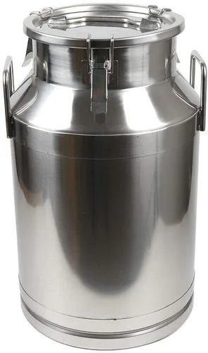 Miniatura 17 de LOYALHEARTDY Lata de leche de 10L/2.64 galones, latas de transporte de leche de acero inoxidable, cubo de vino, jarra, jarra de aceite, barril