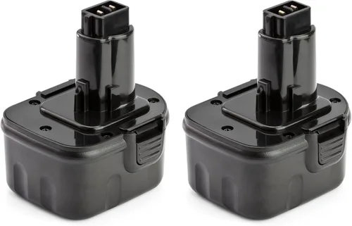 ExpertPower Paquete de 2 baterías NiCd de 12 V 2000 mAh para Dewalt DC9071 DW9072 DW9071 DE9075 DE9074 DE9072 DE9071 DE9037 397745-01 152250-27