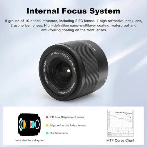 Miniatura 4 de VILTROX Lente AF de montura E de marco completo de 0.787 in F2.8 FE Super gran angular para Sony E Mount A7III A7IV A7R FX30 ZV-E10 A6700 A6400