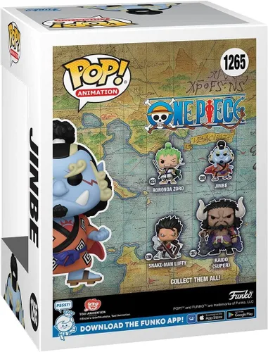 Miniatura 3 de POP Jinbe Funko - Figura de vinilo de una pieza (paquete con funda protectora de caja compatible), multicolor, 3.75 pulgadas