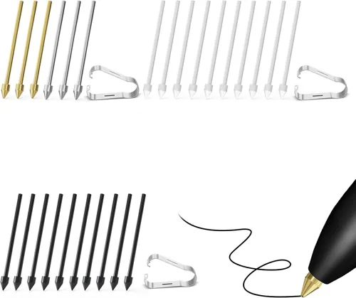 Miniatura 21 de Lápiz Táctil para Samsung Galaxy S22 Ultra 5G SM-S908, Kit de Reemplazo S Pen S22 Ultra con Sensibilidad a la Presión de 4096, Sin Bluetooth Negro