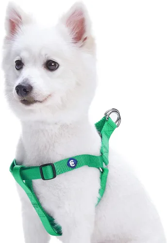 Miniatura 20 de Blueberry Pet Essentials Step-in - Arnés para perro, tamaño mediano, chaleco ajustable rosa fucsia, nailon sólido clásico para perros machos