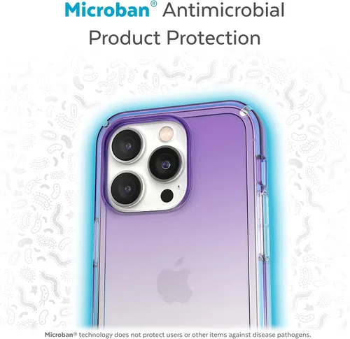 Miniatura 6 de Speck Funda transparente para iPhone 14 Pro Max, protección contra caídas, resistente a los arañazos, funda delgada de doble capa para iPhone de 6.7