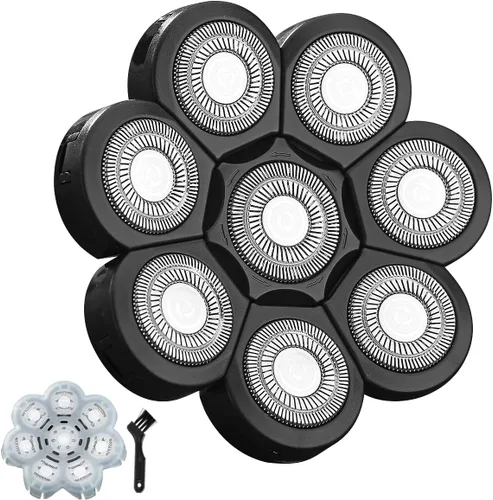 Cabezales de repuesto para afeitadora eléctrica de acero inoxidable 8D afilado 8D, cabezales de repuesto para afeitadora giratoria eléctrica (8 8
