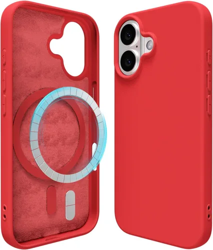 Miniatura 116 de oakxco Funda de silicona para iPhone 12 Pro Max, magnética, compatible con carga inalámbrica Magsafe, cubierta protectora de goma suave y delgada