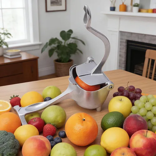 Miniatura 6 de Exprimidor manual de alta resistencia, exprimidor de cítricos a mano, exprimidor de limón, prensa de jugo de hierro fundido de grado comercial