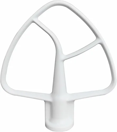 Miniatura 3 de Batidor plano revestido K45B de repuesto para batidora de pie Kitchenaid, compatible con mezclador de soporte de cabeza inclinable de 4.5 cuartos